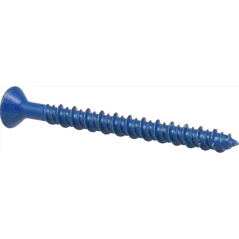 HILLMAN Tapper 3/16 in. D X 1.25 in. L Steel Flat Head Concrete Screw Anchor 100 pk