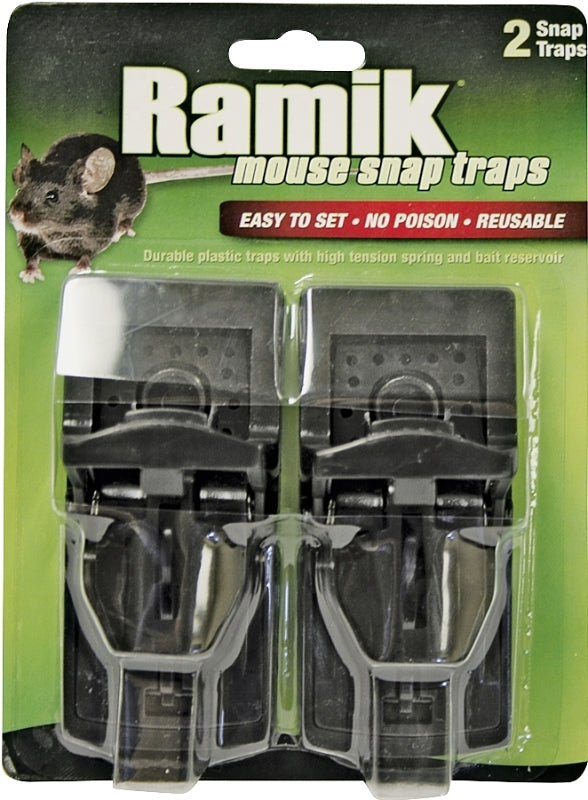 Neogen 116221 Snap Trap, 1-Touch, Plastic, For: Mice, Pack of 12
