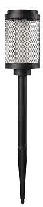 Boston Harbor 27098 Solar Pathway Light, Ni-MH Battery, AA Battery, 12-Lamp, LED Lamp, Metal/Plastic Fixture, Black, Pack of 12