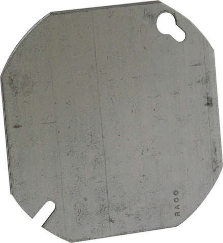 Raco Octagon Steel 4 in. H X 4 in. W Box Cover, Pack of 10
