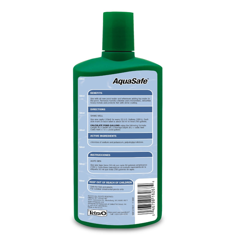 Tetra Aqua Safe Water Conditioner 16.9 oz, Pack of 6