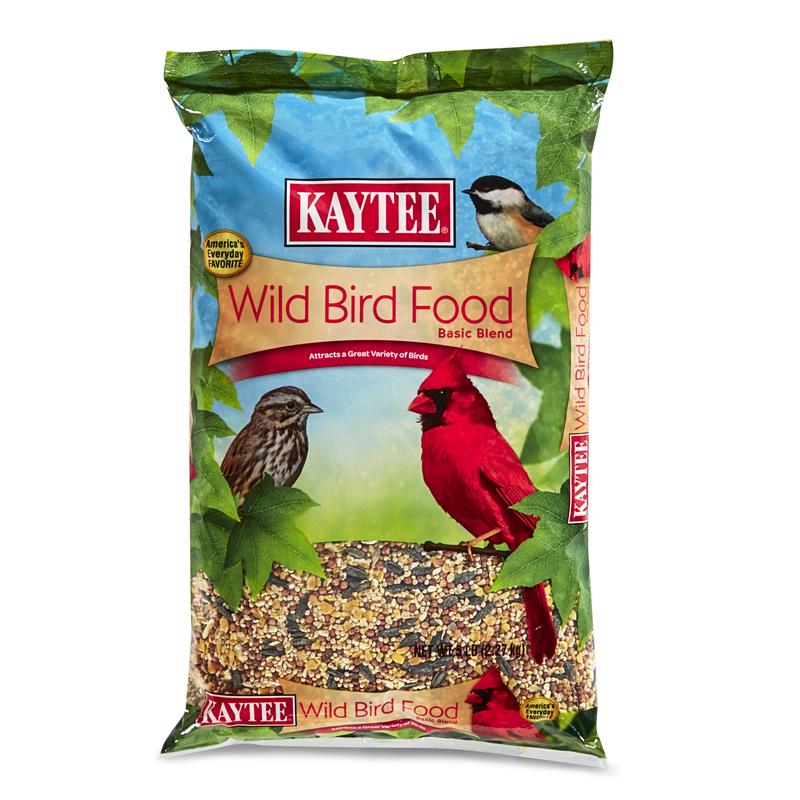 Kaytee Basic Blend Songbird Grain Products Wild Bird Food 5 lb, Pack of 10