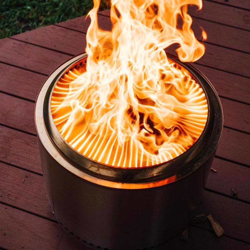 Solo Stove Yukon 2.0 27 in. W Stainless Steel Round Multi-Fuel Fire Pit with Stand