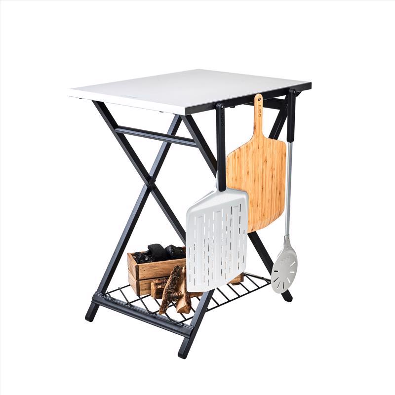 Ooni Grill Table Stainless Steel 35.43 in. H X 27.56 in. W X 22.64 in. L