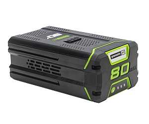 Greenworks 2902402 Battery, For: Model GCH8040 80 V Charger, 4 Ah, Lithium-Ion