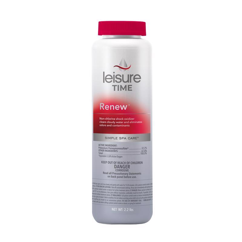 Leisure Time Renew Granule Spa Shock 2.2 lb, Pack of 12