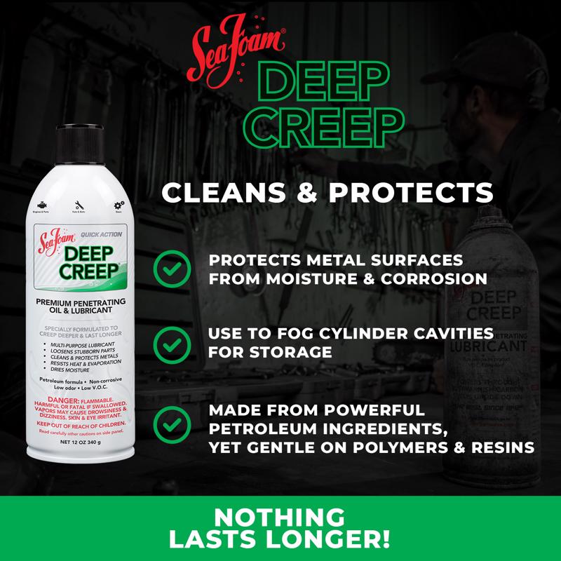 Sea Foam Aerosol Penetrating Oil 12 oz 1 pk