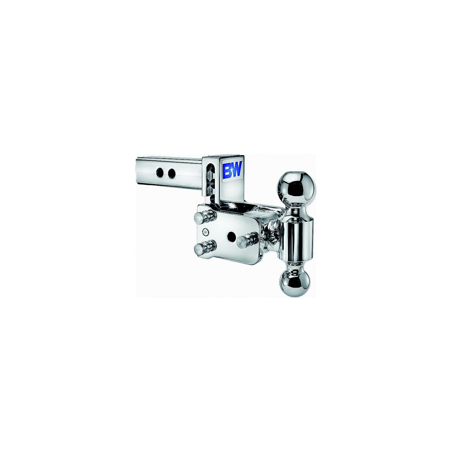 B&W Trailer Hitches TS10033C Chrome Model 6 Hitch; 2 x 2-5/16" Dual Ball; 3" Drop; 3-1/2" Rise.