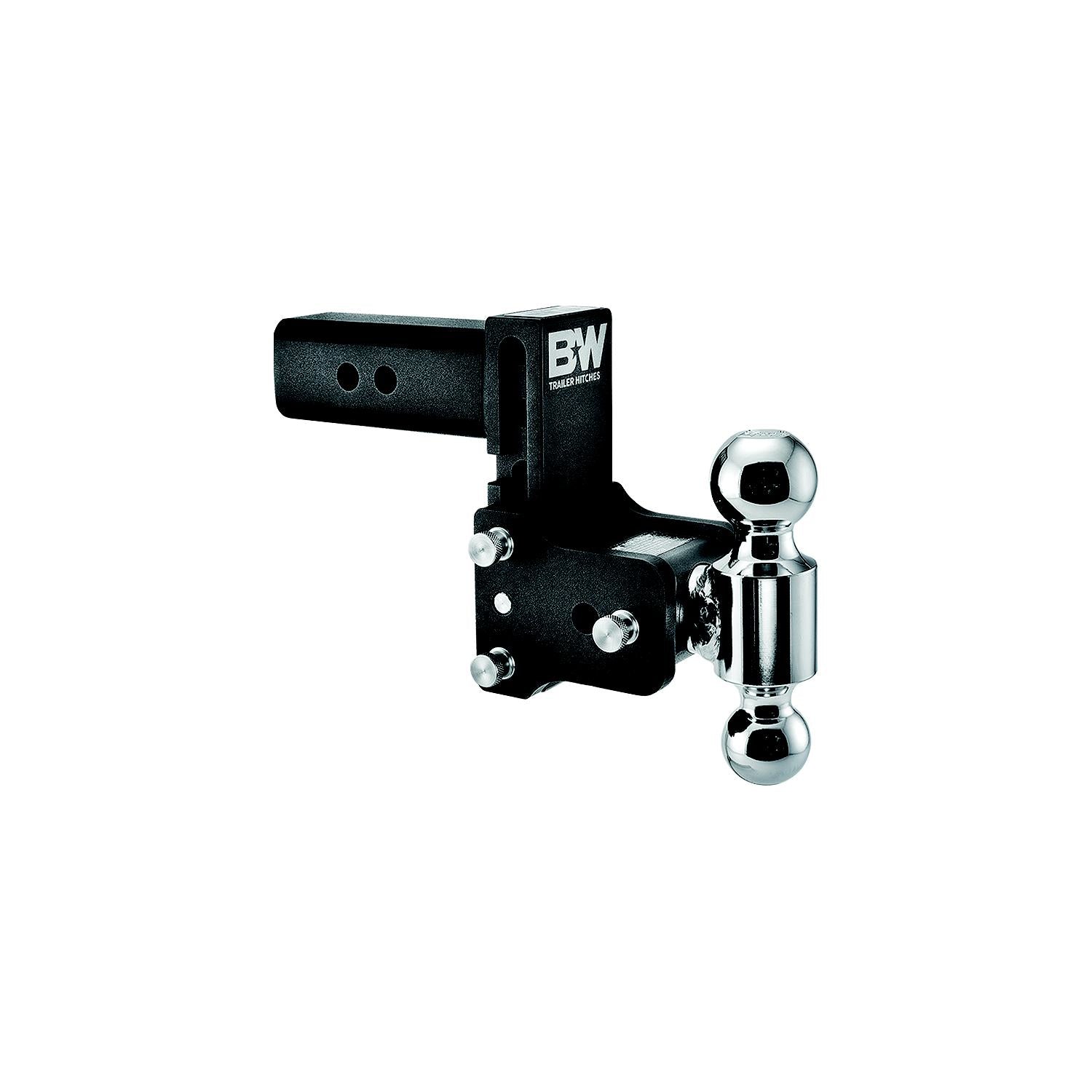 B&W TS20037B Trailer Hitches Tow & Stow Dual Ball Receiver Hitch - Fits 2-1/2" Receiver