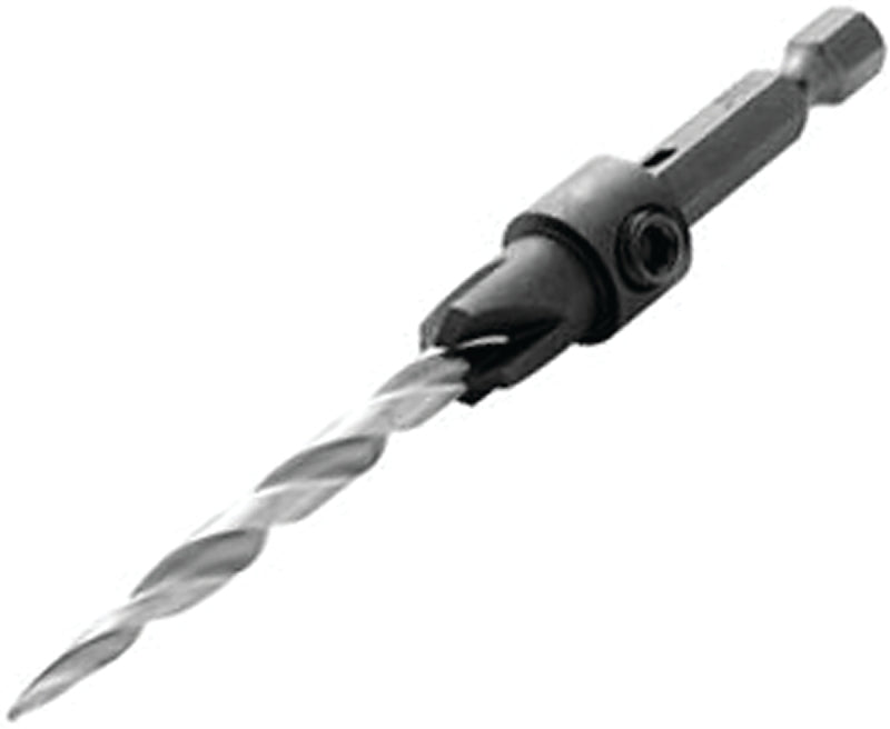 Irwin 1882792 Countersink Bit Set, Specifications: 1/4 in Shank, HSS, Includes: #4, #6, #8, #10, #12 #14 Countersinks