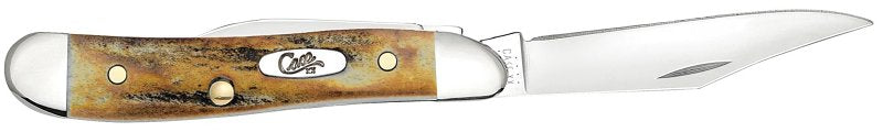Case 048 Pocket Knife, 5220 Stainless Steel Blade, 2-Blade
