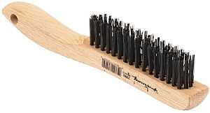 Forney 70505 Scratch Brush, 0.014 in L Trim, Carbon Steel Bristle, 10-1/4 in OAL