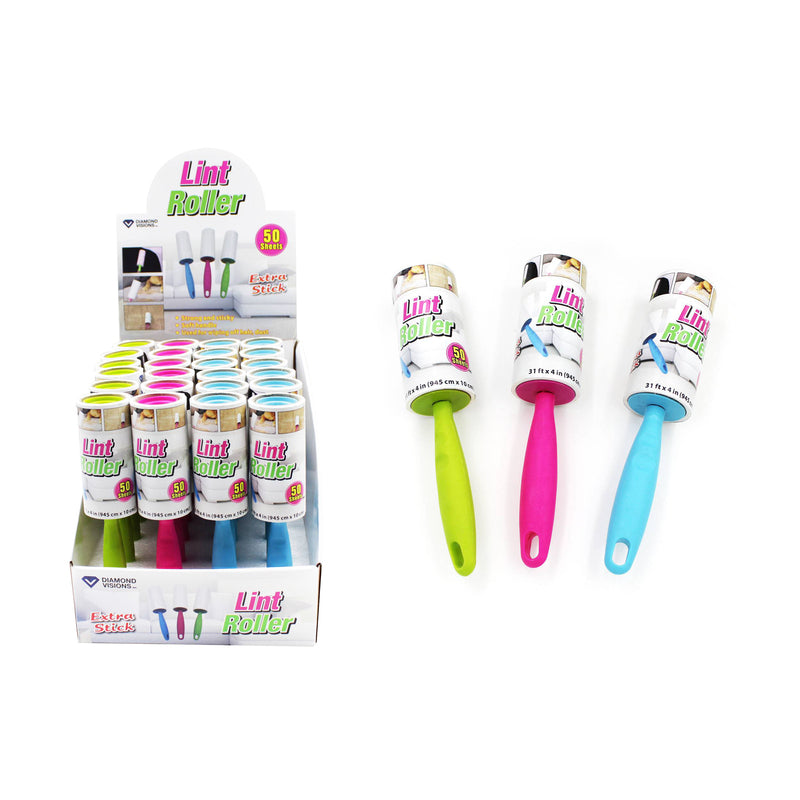 Diamond Visions Lint Roller 1 pk, Pack of 24