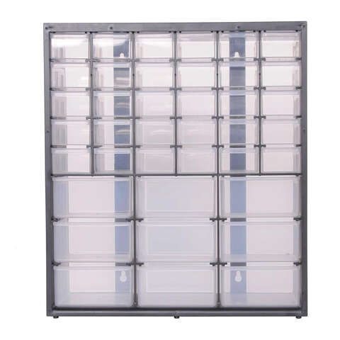 Stanley 14.38 in. W X 16.13 in. H X 8.38 in. D Storage Organizer Polypropylene 39 compartments Black