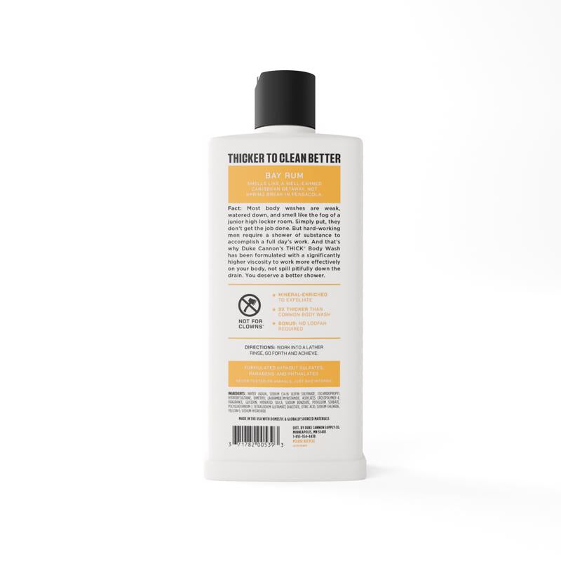 Duke Cannon Bay Rum Island Spice + Golden Rum Scent Body Wash 17.5 oz 1 pk