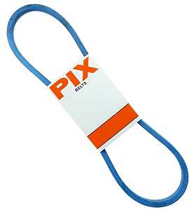 PIX A26K Fractional Horsepower V-Belt, 28 in Outside Circumference, 1/2 in W, 9/32 in Thick, Blue