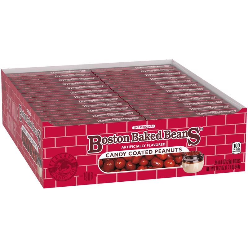 Peanut Head The Original Boston Baked Beans Candy Coated Peanuts Candy 0.75 oz, Pack of 24