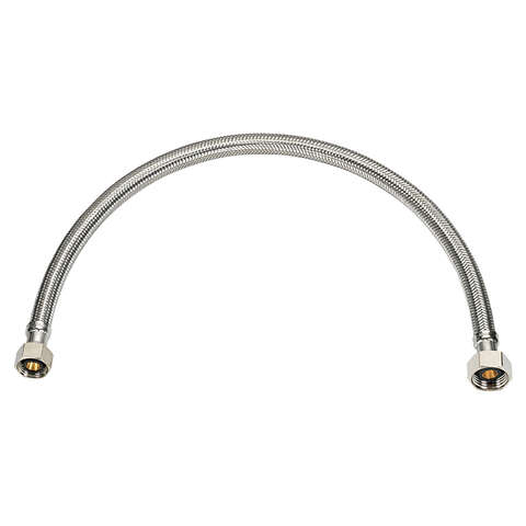 Ace 1/2 in. Compression X 1/2 in. D FIP 24 in. Stainless Steel Faucet Supply Line, Pack of 5