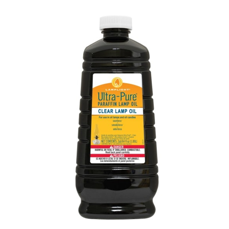 Lamplight Farms Ultra-Pure Clean Burn Lamp Oil Clear 64 oz, Pack of 6