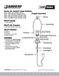 Jandorf 60400 Lamp Socket, Keyless, 250 V, 660 W, Nickel Housing Material