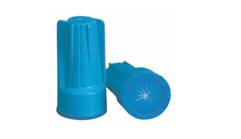 King Innovation Dryconn Series 62325 Wire Connector, Aqua Blue, 14 to 6 AWG Wire, Copper Contact, 15/PK