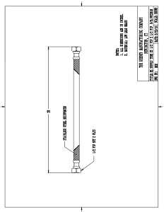 Plumb Pak EZ Series PP23818 Sink Supply Tube, 1/2 in Inlet, FIP Inlet, 1/2 in Outlet, FIP Outlet, Stainless Steel Tubing