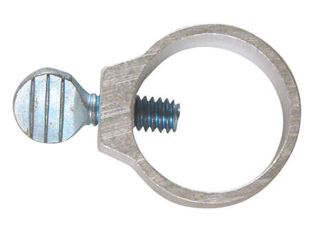 Barton Kramer Silver Aluminum Bracket 1/2 in. L X 1.37 in. H 1 pk