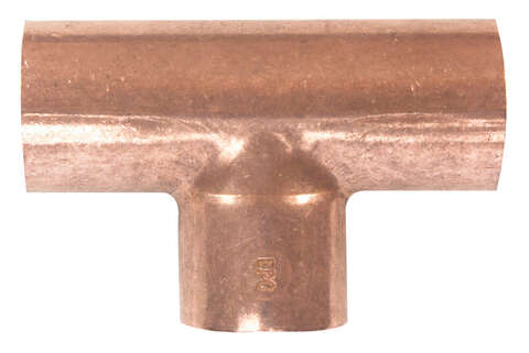 NIBCO 1 in. Copper X 1 in. D Sweat Copper Tee 1 pk