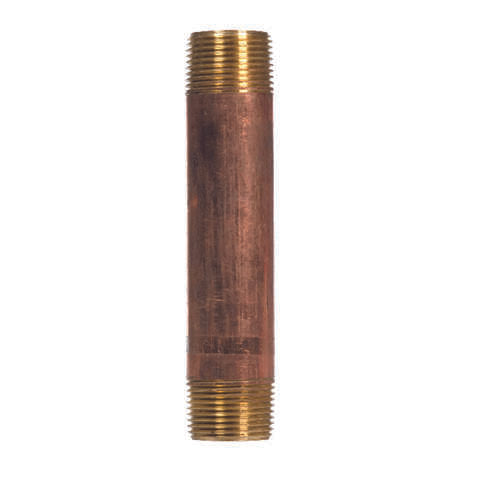 JMF Company 1 in. MPT Red Brass Nipple 6 in. L