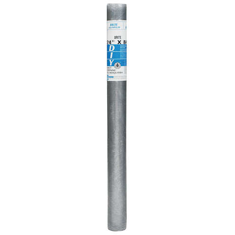 Phifer Wire 24 in. W X 84 in. L Silver Aluminum Insect Screen Cloth, Pack of 8