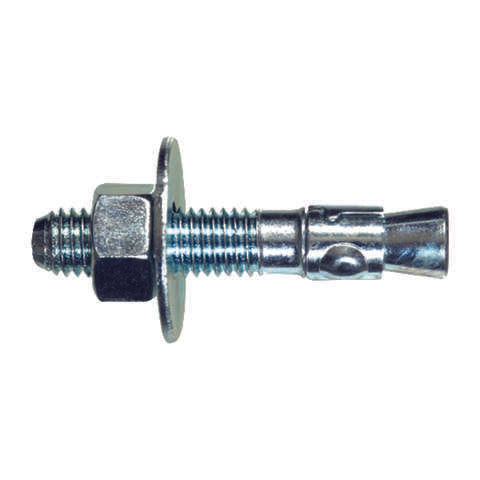 HILLMAN 5/8 in. D X 3-1/2 in. L Steel Round Head Wedge Anchor 10 pk