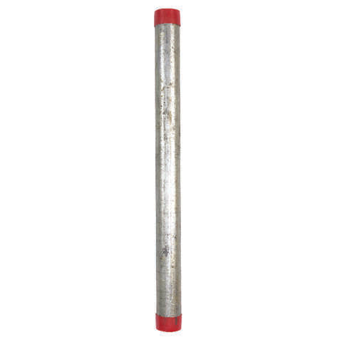 B&K Mueller 1-1/2 in. D X 24 in. L Galvanized Steel Pre-Cut Pipe
