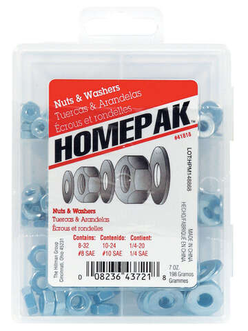 HILLMAN Zinc-Plated Steel Various Sizes Fender Washer 6 pk, Pack of 5